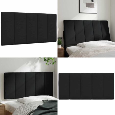 Cuscino Testiera Hanko Nero 100 cm in Tessuto - Cuscino per testiera - Cuscino per letto