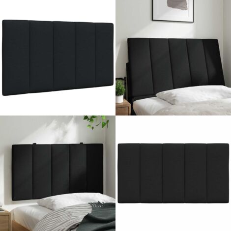 Cuscino Testiera Hanko Nero 80 cm in Tessuto - Cuscino per testiera - Cuscino per letto