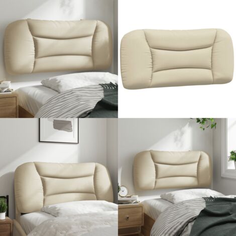 Cuscino Testiera Hvar Crema 80 cm in Tessuto - Cuscino per testiera - Cuscino per letto