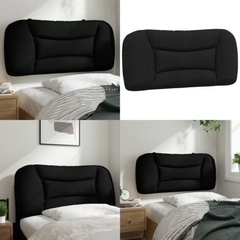Cuscino Testiera Hvar Nero 90 cm in Tessuto - Cuscino per testiera - Cuscino per letto