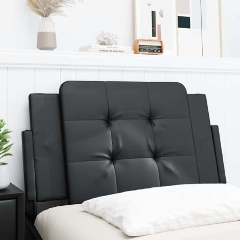 Cuscino Testiera Nero 80 cm in Similpelle vidaXL