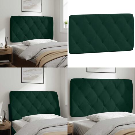 Cuscino Testiera Verde Scuro 100 cm in Velluto - Cuscino in velluto - Cuscino per testiera