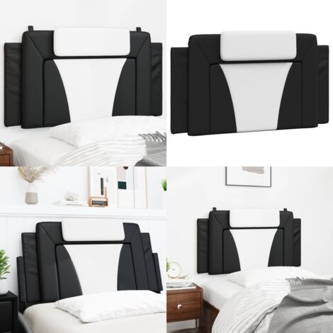 Cuscino Testiera Viana Nero e Bianco 100 cm in Similpelle - Cuscino per testiera - Cuscino in similpelle