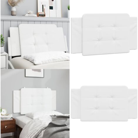 Cuscino Testiera Zadar Bianco 100 cm in Similpelle - Cuscino per testiera - Cuscino per letto