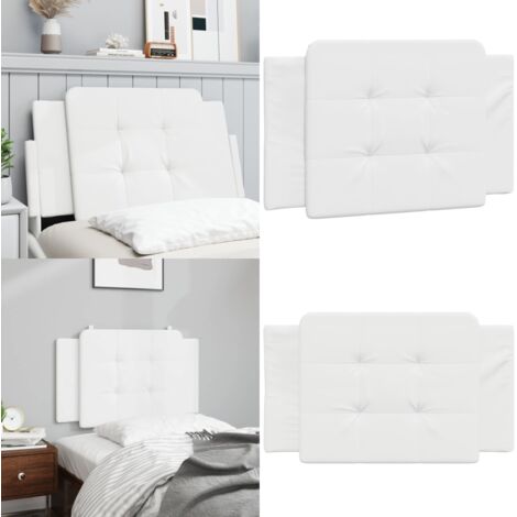 Cuscino Testiera Zadar Bianco 90 cm in Similpelle - Cuscino per testa - Cuscino in similpelle