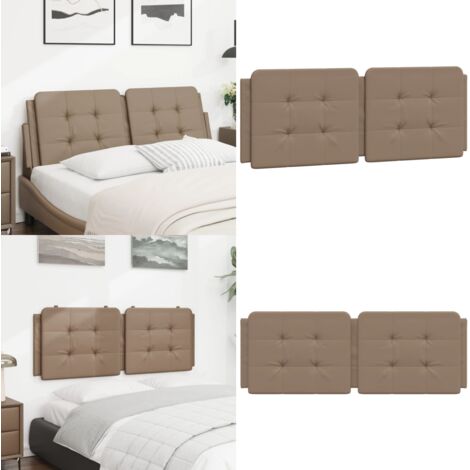 Cuscino Testiera Zadar Cappuccino 120 cm in Similpelle - Cuscino per testa - Cuscino in similpelle