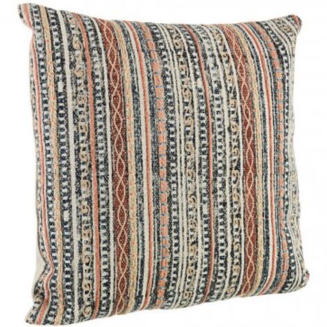 Cuscino tilak realizzato con  rivestimento in cotone lavorato e ricamato a mano e imbottitura in poliestere -40 x h 60cm / Alaskan