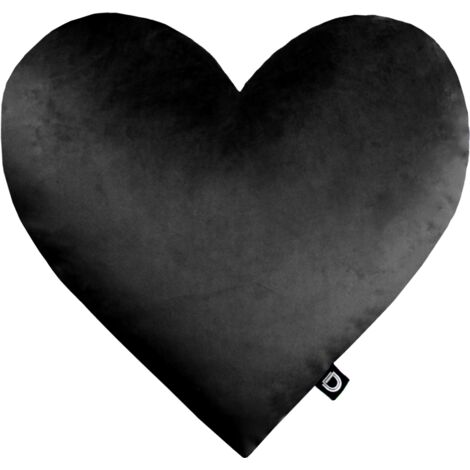 Cuscino VELVET VE2219 cuore nero