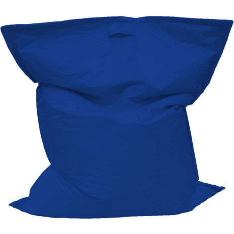 Cuscinone Poltrona Pouf Blu Avalli