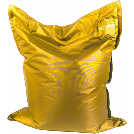 Cuscinone Poltrona Pouf Gigante 175x135 cm in Acrilico Pomodone Giallo