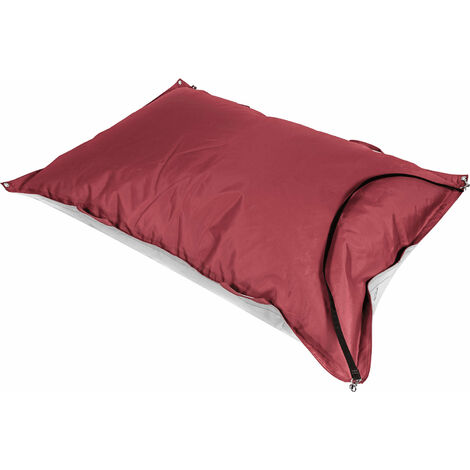 Cuscinone Slitta per Neve 160x110 cm in Acrilico Pomodone Scivolone Bordeaux