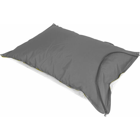 Cuscinone Slitta per Neve 160x110 cm in Acrilico Pomodone Scivolone Grigio Chiaro