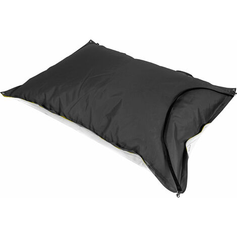 Cuscinone Slitta per Neve 160x110 cm in Acrilico Pomodone Scivolone Grigio Scuro