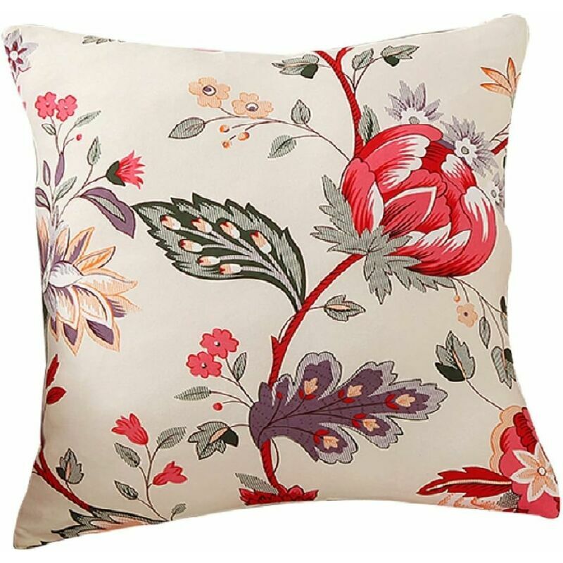 Tumalagia - Cushion Cover 45 X 45 Cm With Zipper - Square Decorative Pillow Case For Home Decor Living Room Bedroom Sofa Sofa Print