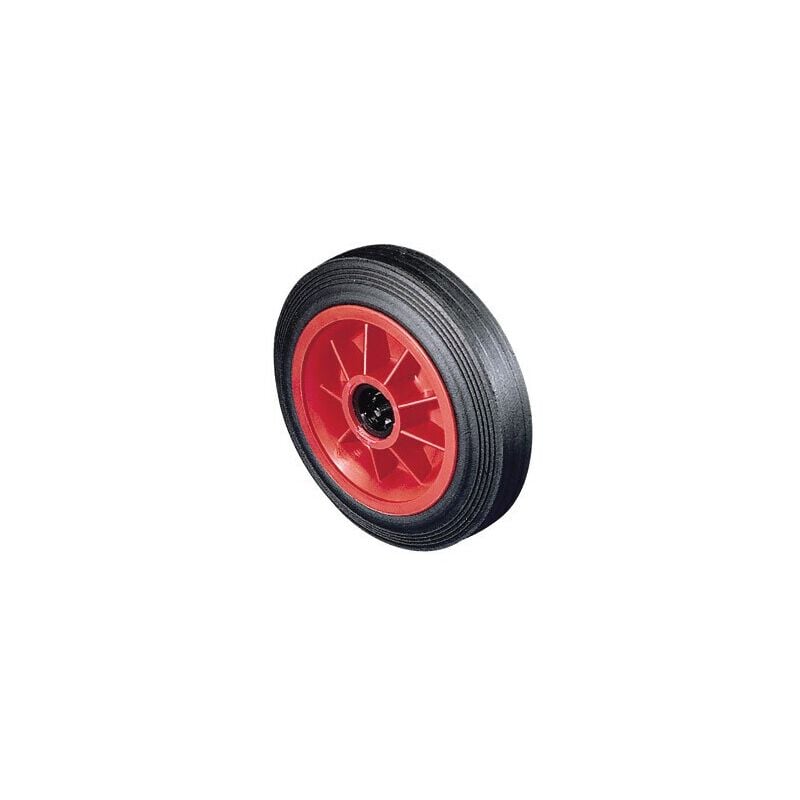 Rubber Tyre Polyprop' Centre 200mm-1'B Wheel Roller Bearing - Atlas Workholders