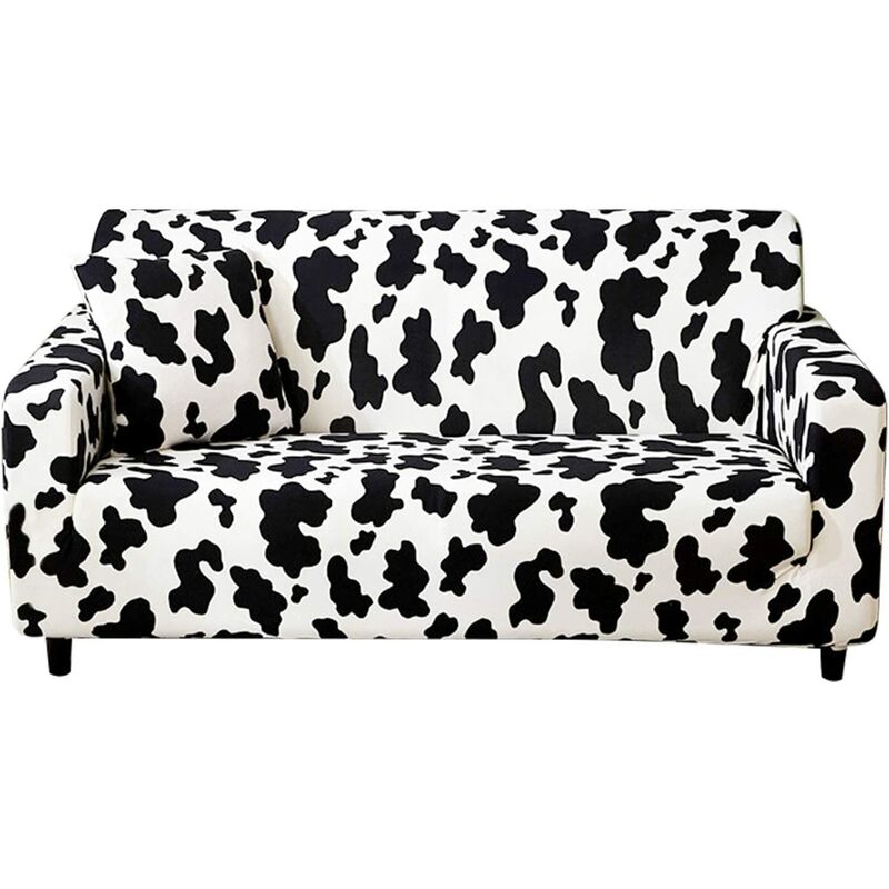 Cushion Sofa Cover, Washable Stretch Print Sofa Cover, Sofa Furniture Protector, Three Seater Sofa Cover