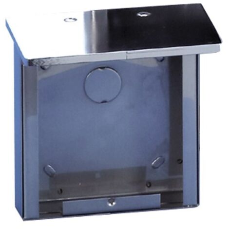Custodia Da Parete In Acciao Inox Antipioggia ( COMELIT cod. 3319/1 )