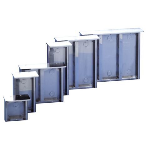 Custodia Da Parete In Acciao Inox Antipioggiat ( COMELIT cod. 3319/2 )