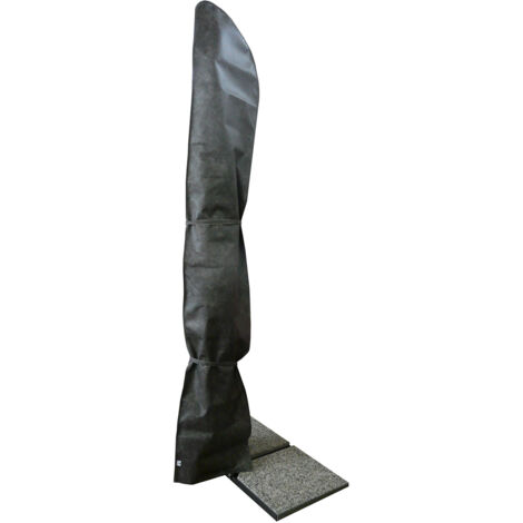 Custodia Fodera per Ombrellone da Giardino 260x49 cm in Mytex Impermeabile Taupe