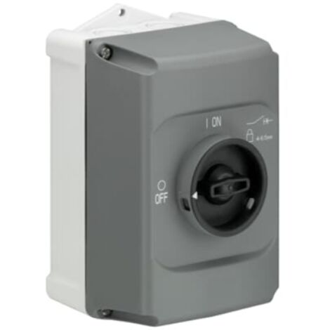 Custodia grigia con maniglia nera per ms116/132 abb ib132g