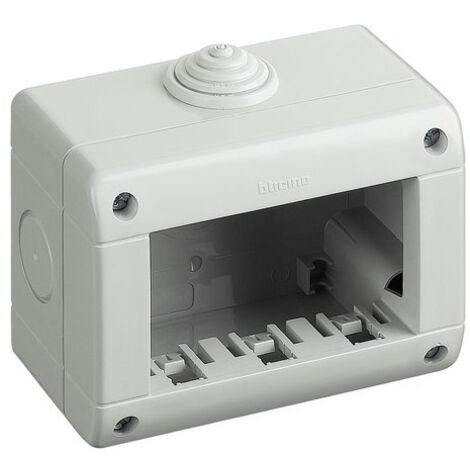 Custodia idrobox ip40, 3 posti, magic, grigio chiaro