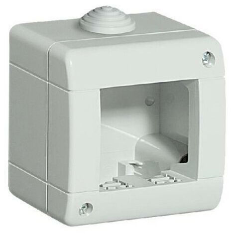 Custodia idrobox per esterno a 2 posti compatibile con vimar plana cassetta per interruttori ip40