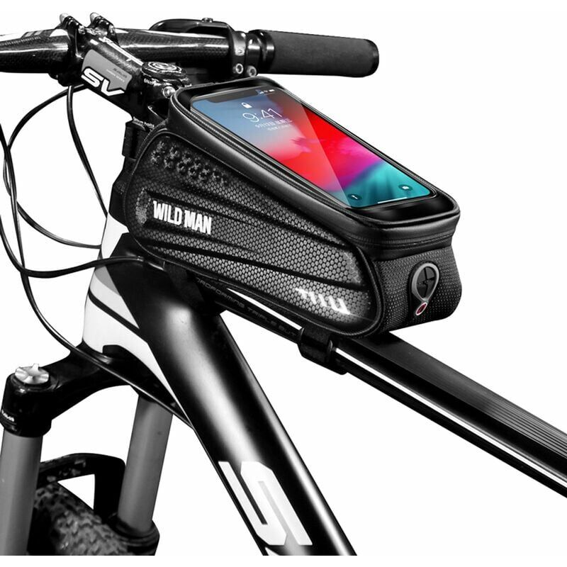 Custodia impermeabile per telefono da bici, telaio...