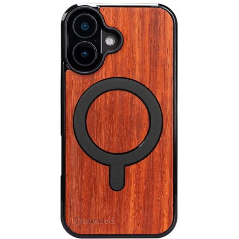 Custodia in legno Bewood per iPhone 16 PADOUK con MagSafe