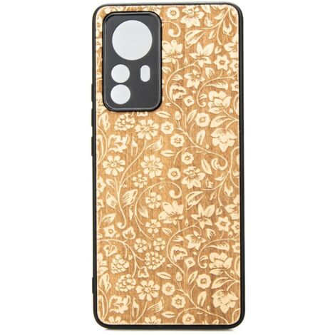 Custodia in legno Xiaomi 12 Pro WILD FLOWERS ANIEGRE