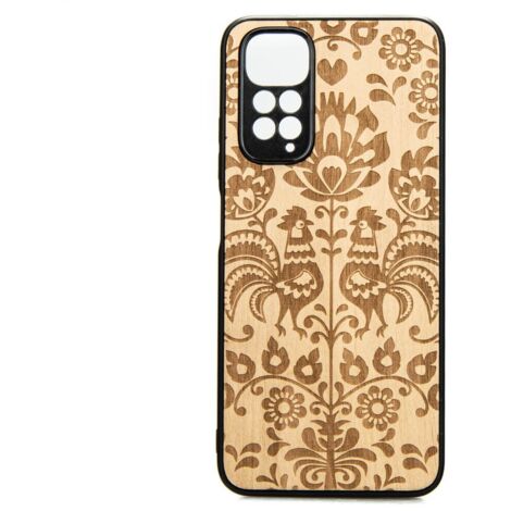 Custodia in legno Xiaomi Redmi Note 11 / 11S POLACCO FOLK ANIEGRE