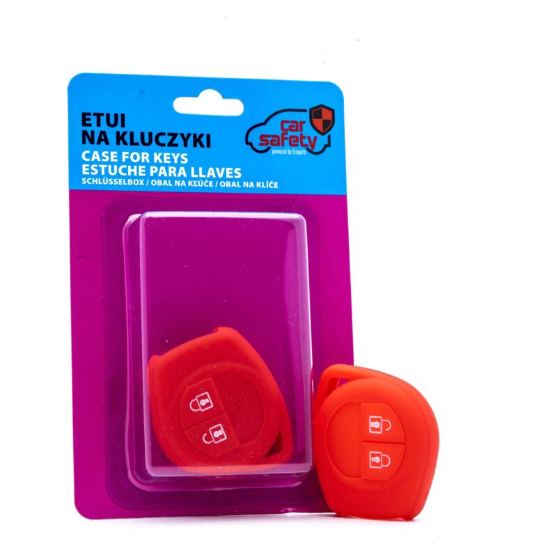 Custodia In Silicone Per Chiave Rossa Per Fiat Opel Suzuki