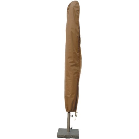 Copri Ombrellone Grigio, Copri Ombrellone per Ombrellone, Resistente alle Intemperie, Anti UV, Anti Vento e Anti Neve 265 cm Pratico