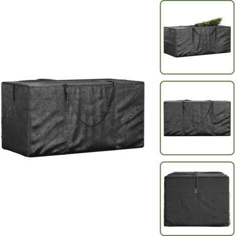 Custodia per albero di Natale nero - vidaXL Custodia per Albero di Natale Nera 150x75x75 cm Polietilene - Custodia per albero di Natale