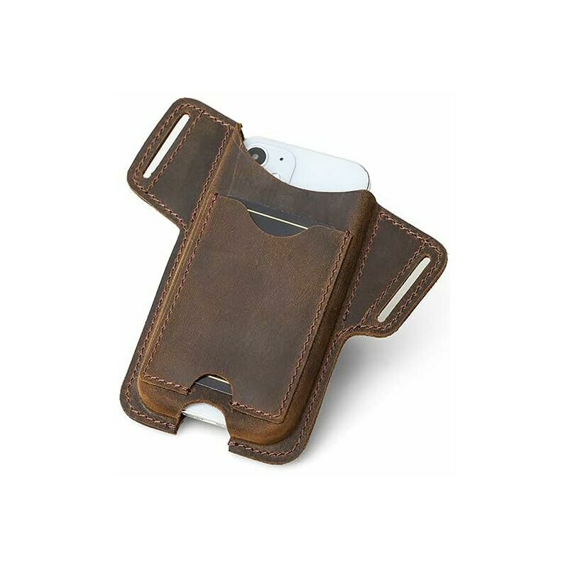 Custodia per cellulare in pelle da uomo Custodia