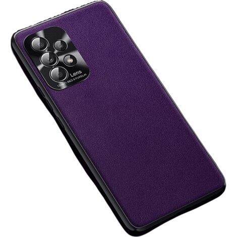 CUSTODIA PER SAMSUNG GALAXY A52 5G CUSTODIA IN SILICONE PU PELLE VIOLA SM-A526B