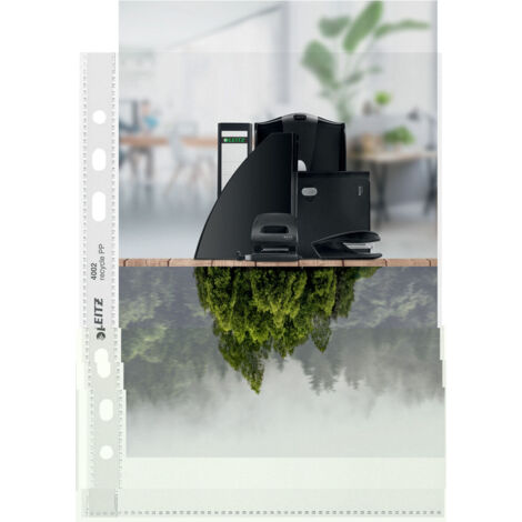 Custodie Leitz Nero Trasparente polipropilene Plastica