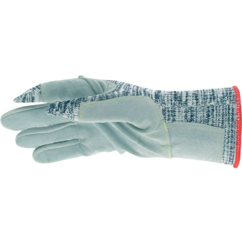 Comasec - Cut Resistant Gloves, Leather, Grey, Size 9 - Grey