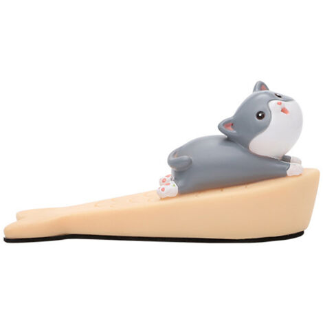 Cute Animal Door Stop Collision Prevention Windproof Prevent Slipping Funny Decorative Wedge Door Stopper Kitten