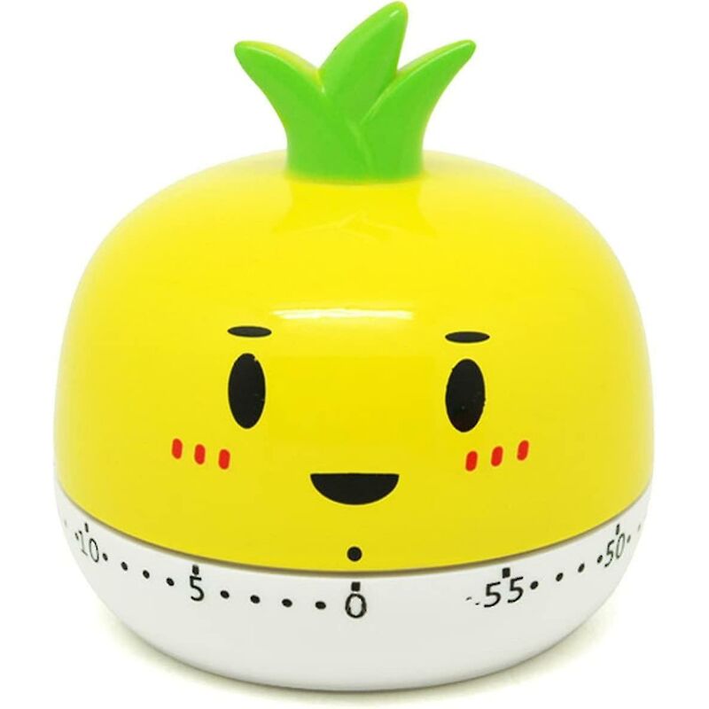 Cute Kitchen Timer Cartoon Kitchen Timer Mechanical Plastic Kitchen Timer With Pineapple Shape Countdown Timer