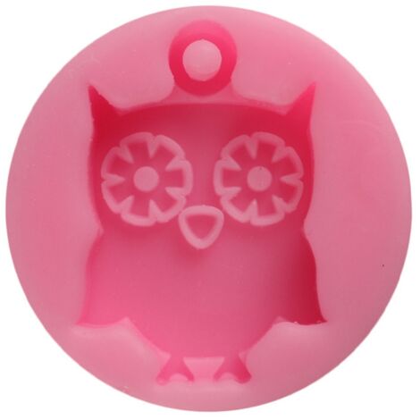 Cute Owl Shape Cake Baking Cookie Chocolate Sugar Paste Food Silicone Mold Bakeware