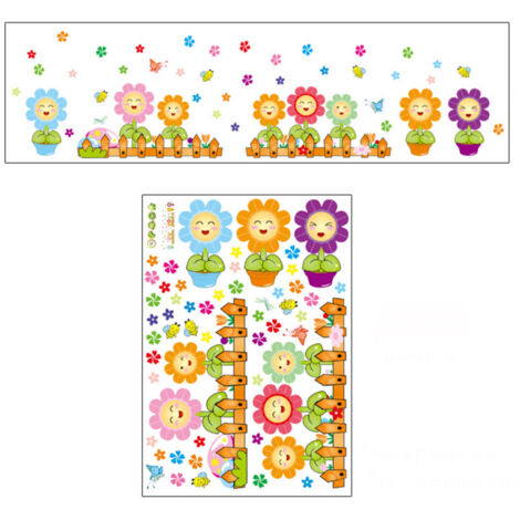 Cute Pattern Wall Decor Children's Room Kindergarten Decorative Sticker