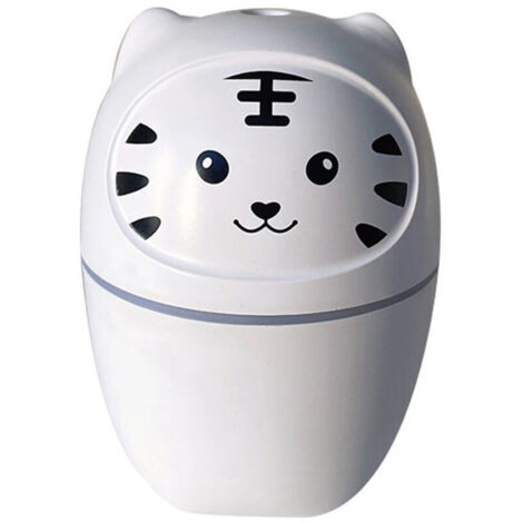 Cute Tiger Humidifier with Two Spray Modes, 250ml Water Tank, Up to 4 Hours of Runtime, Automatic Shut-Off When Water Runs Out, for Bedroom, Home, Office