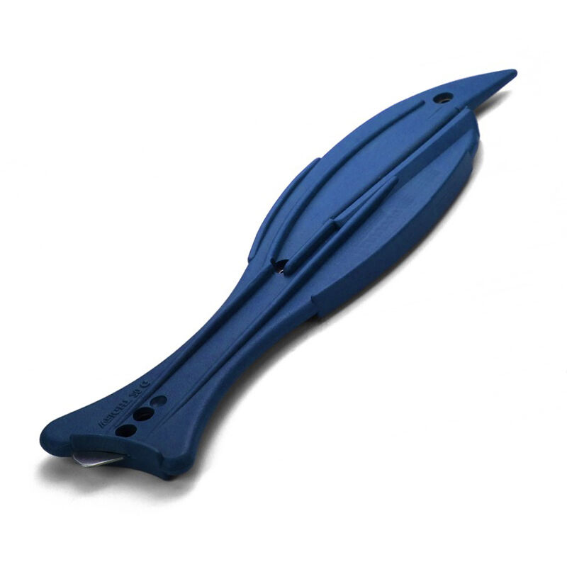 

Hiperlimpieza - Cúter detectable desechable gancho con cortacintas MK108 azul