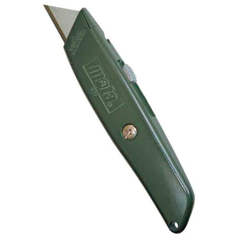 Cúter metalico retractil hoja trapezoidal c100 mota