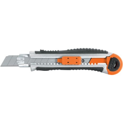 Cúter profesional alma metálica y grip - 15 cm - 18 mm - 5 hojas