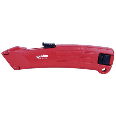 Cúter retráctil zamak automático en acero inoxidable 09514351