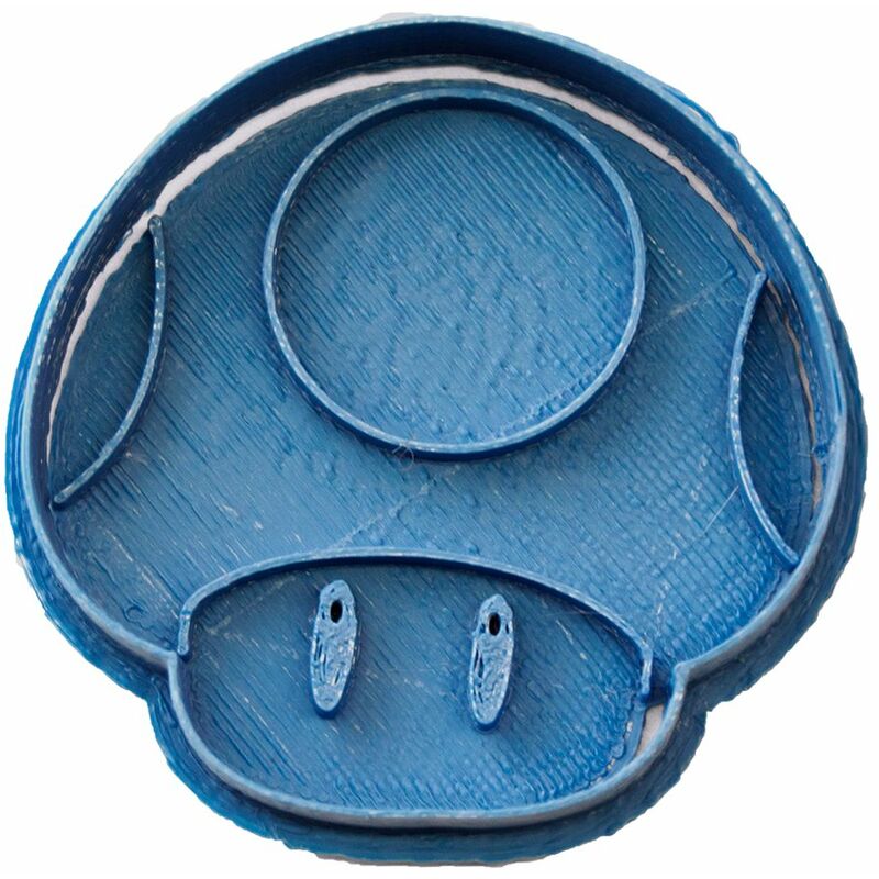 Image of Cuticuter - fungo Mario Bros per biscotti, blu, 8 x 7 x 1.5 cm