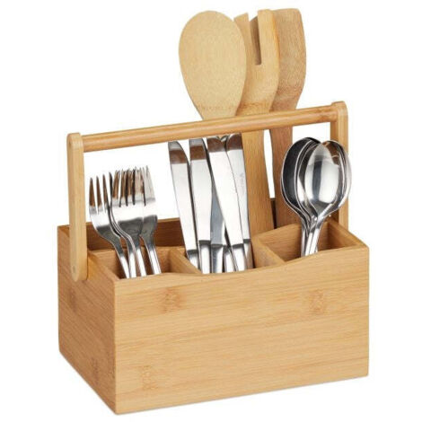 Cutlery box with 4 compartments