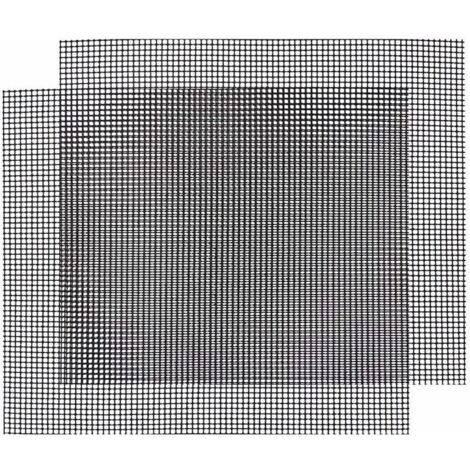 Cuttable Grill Mat 40 x 30 cm, 2-Piece Reusable Non-Stick Grill Mat for Yogurt Making and Versatile Grilling Fun