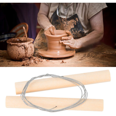 Cutter à Argile Portable avec Fils pour Sculpture et Modelage Céramique